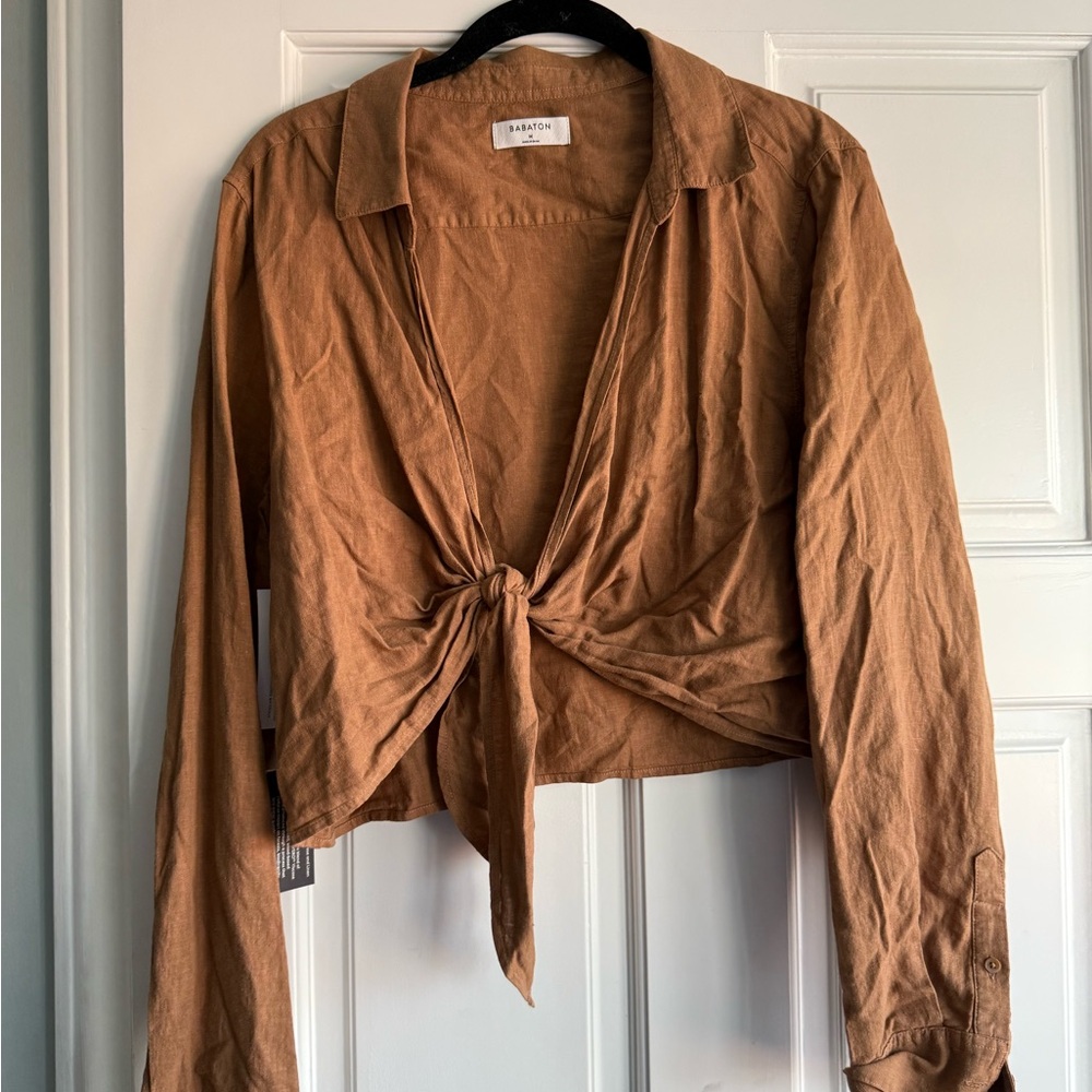 Aritzia babaton new with tags open front blouse